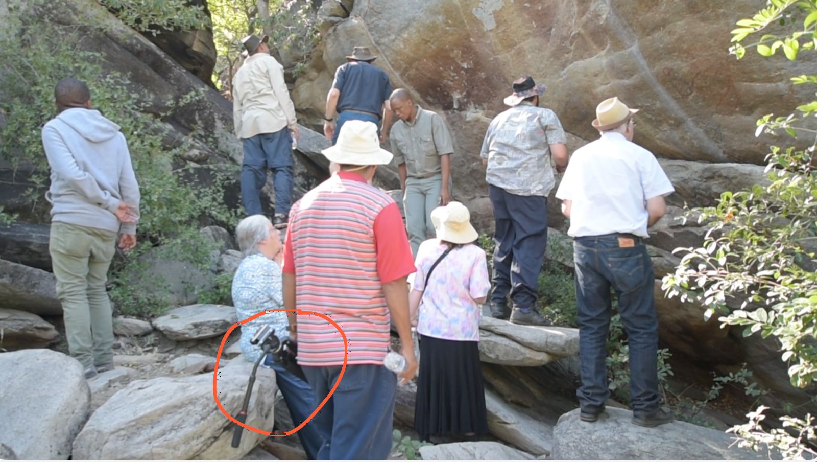 Humble enough to help the camera lady carry her gear