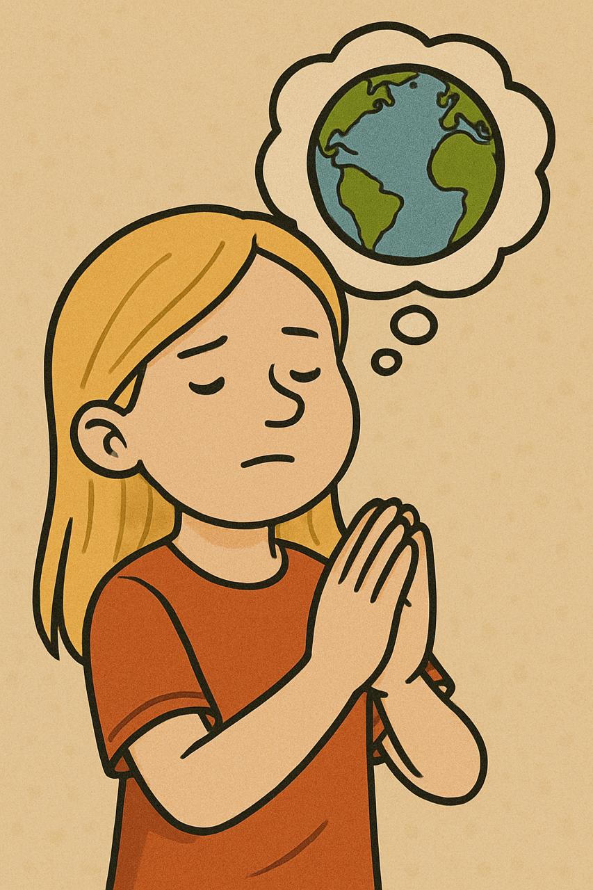 09d kwc Girl praying